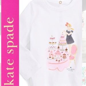 🎉HOST PICK 🎉 Kate Spade Graphic Girls Tee
